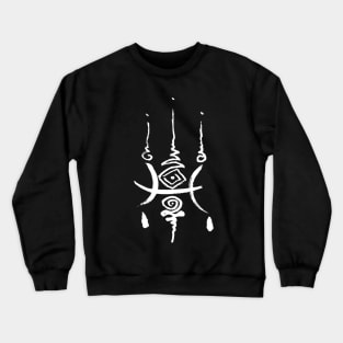 Unique Zodiac Unalome Pisces Birthday Feb-March Elegant Zen Goth Crewneck Sweatshirt